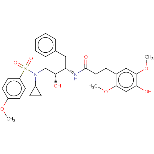 Chemical structure of BindingDB Monomer ID 50572564