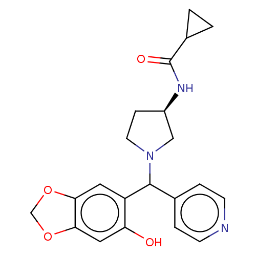 Chemical structure of BindingDB Monomer ID 50574710