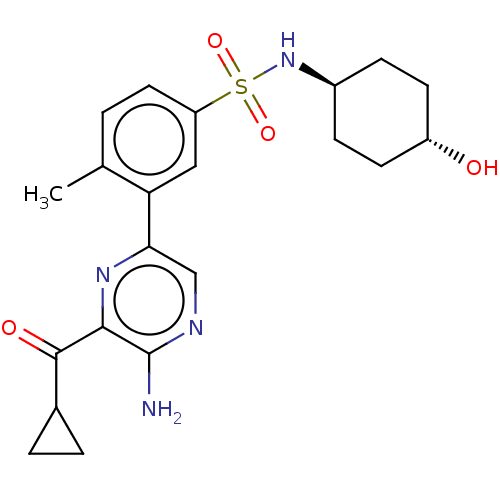 Chemical structure of BindingDB Monomer ID 50574860