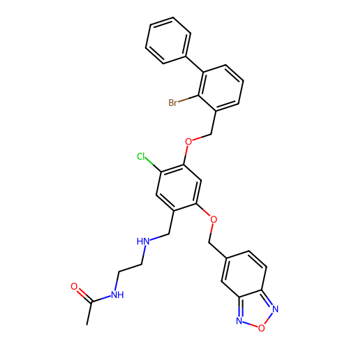 Chemical structure of BindingDB Monomer ID 50580559