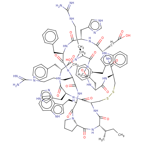Chemical structure of BindingDB Monomer ID 50581296
