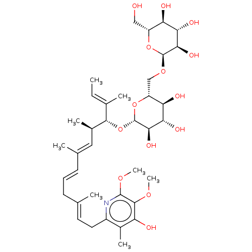 Chemical structure of BindingDB Monomer ID 50581354