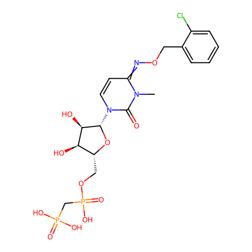Chemical structure of BindingDB Monomer ID 50583386