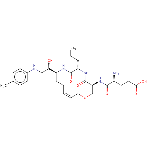 Chemical structure of BindingDB Monomer ID 50586833