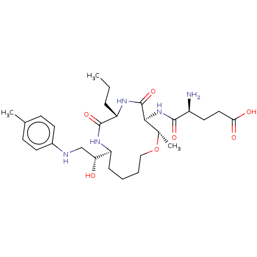 Chemical structure of BindingDB Monomer ID 50586837