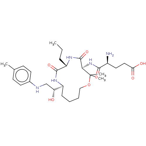 Chemical structure of BindingDB Monomer ID 50586840