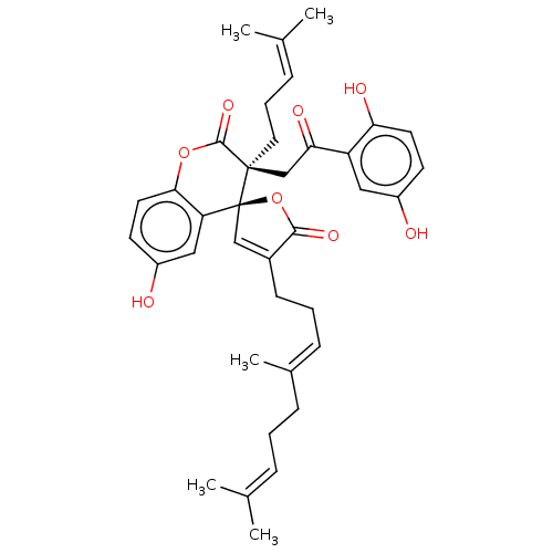 Chemical structure of BindingDB Monomer ID 50591619