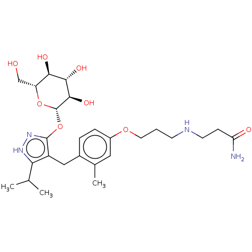 Chemical structure of BindingDB Monomer ID 50595439
