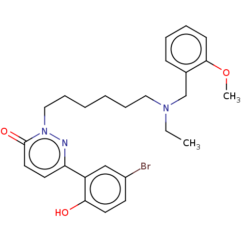 Chemical structure of BindingDB Monomer ID 50596372