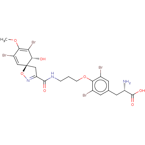 Chemical structure of BindingDB Monomer ID 50599321