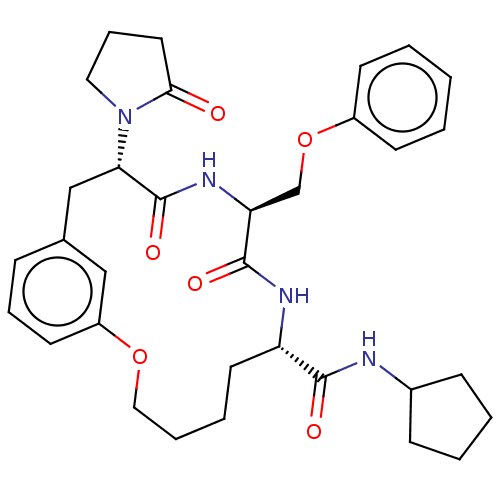 Chemical structure of BindingDB Monomer ID 50600774