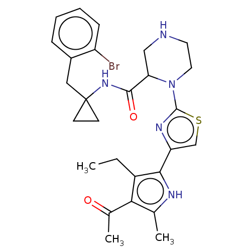 Chemical structure of BindingDB Monomer ID 50601334