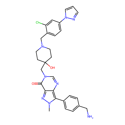 Chemical structure of BindingDB Monomer ID 50602276
