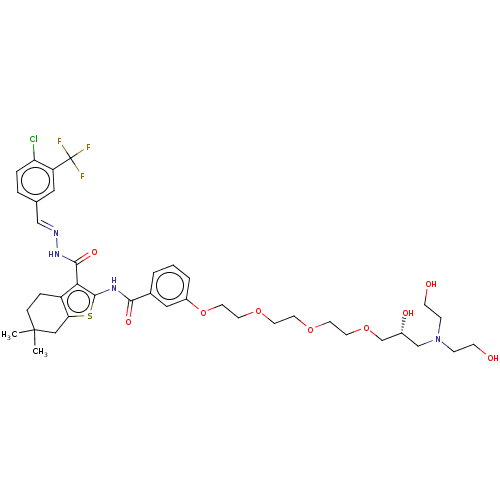 Chemical structure of BindingDB Monomer ID 50603229