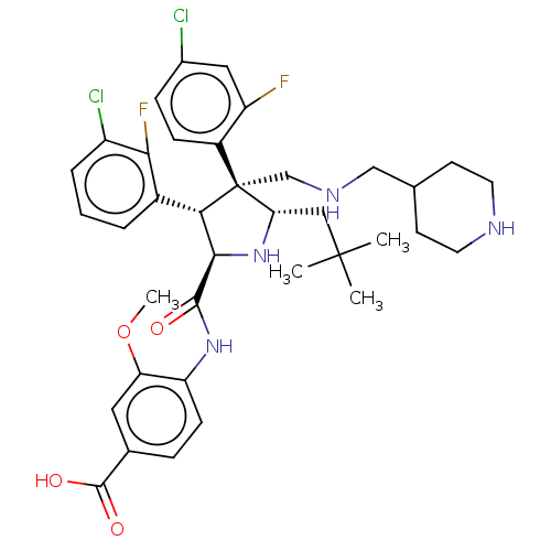 Chemical structure of BindingDB Monomer ID 50605126