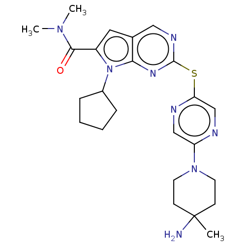 Chemical structure of BindingDB Monomer ID 50605442