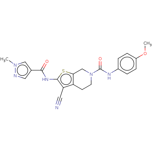 Chemical structure of BindingDB Monomer ID 50605545