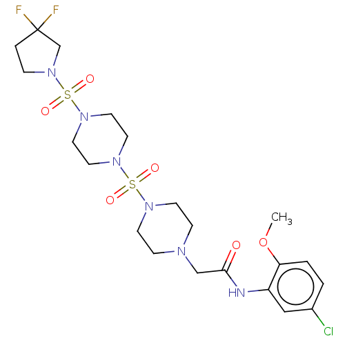 Chemical structure of BindingDB Monomer ID 50607098