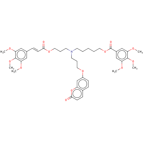 Chemical structure of BindingDB Monomer ID 50607416