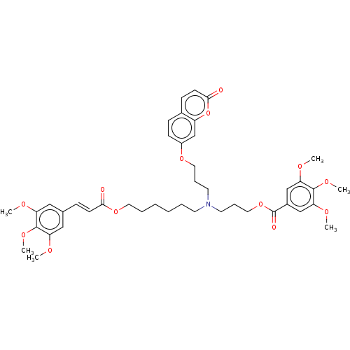 Chemical structure of BindingDB Monomer ID 50607423