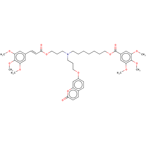 Chemical structure of BindingDB Monomer ID 50607434