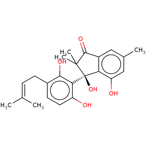 Chemical structure of BindingDB Monomer ID 50611389