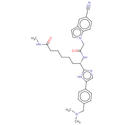 Chemical structure of BindingDB Monomer ID 50612441