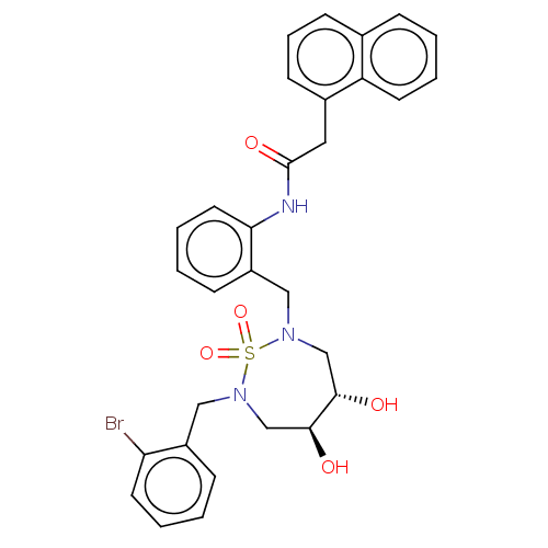 Chemical structure of BindingDB Monomer ID 50613427