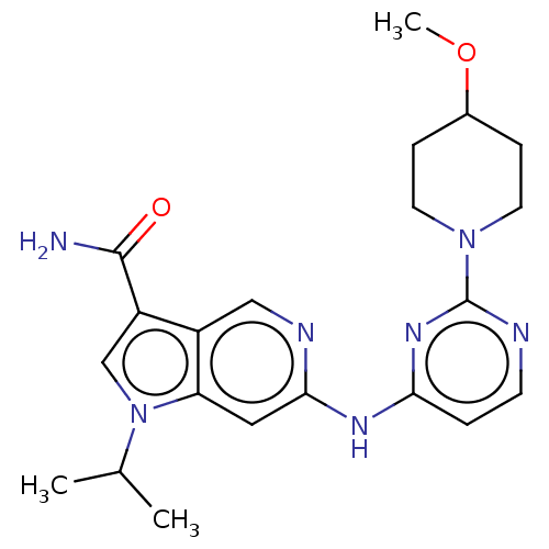 Chemical structure of BindingDB Monomer ID 50613696