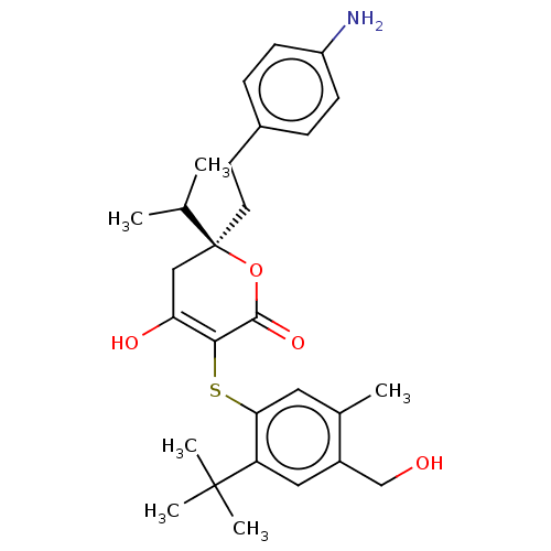 Chemical structure of BindingDB Monomer ID 50614419