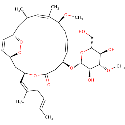 Chemical structure of BindingDB Monomer ID 50615551