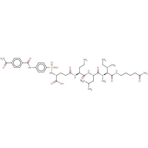 Chemical structure of BindingDB Monomer ID 50616389