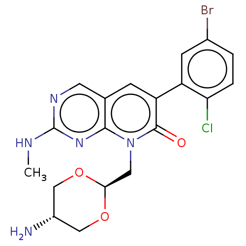 Chemical structure of BindingDB Monomer ID 50618609