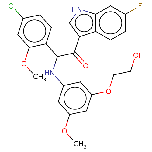 Chemical structure of BindingDB Monomer ID 50620489