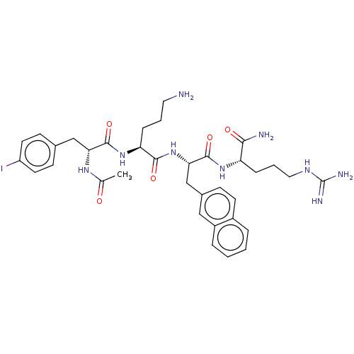 Chemical structure of BindingDB Monomer ID 50625544