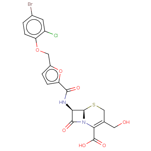 Chemical structure of BindingDB Monomer ID 50626174