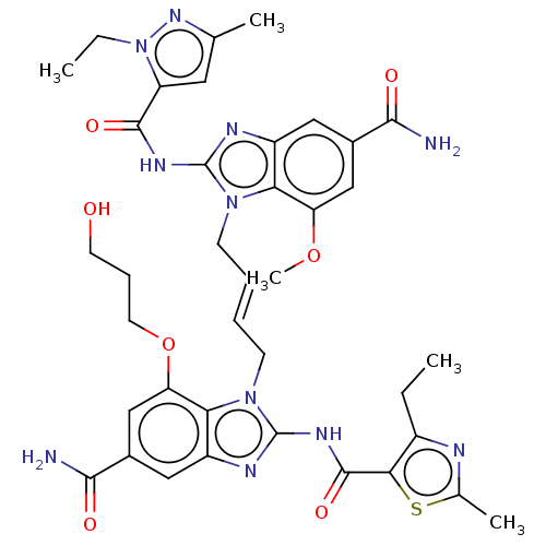 Chemical structure of BindingDB Monomer ID 50627344