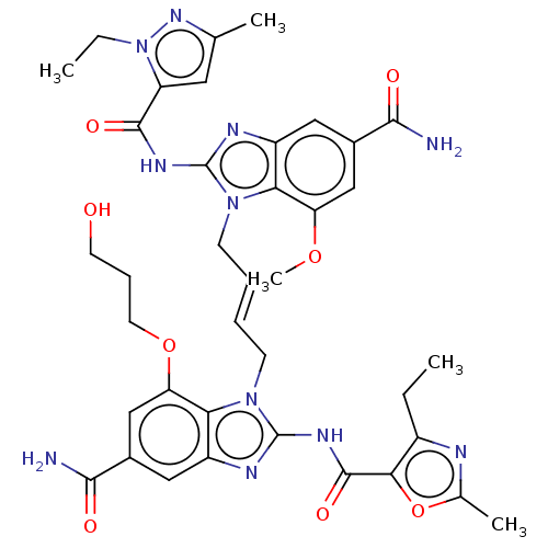 Chemical structure of BindingDB Monomer ID 50627345
