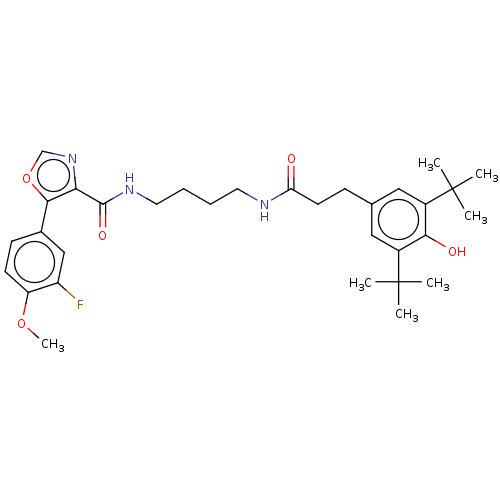 Chemical structure of BindingDB Monomer ID 50629699