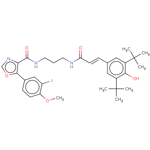 Chemical structure of BindingDB Monomer ID 50629704