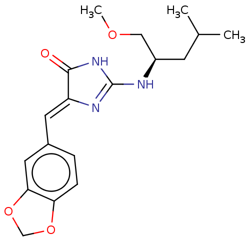 Chemical structure of BindingDB Monomer ID 50631394