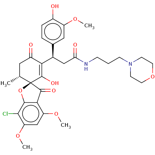 Chemical structure of BindingDB Monomer ID 50631713
