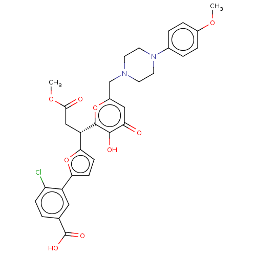 Chemical structure of BindingDB Monomer ID 50631714