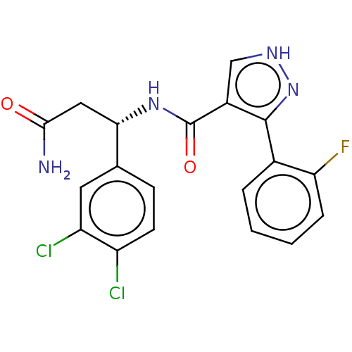 Chemical structure of BindingDB Monomer ID 50632560