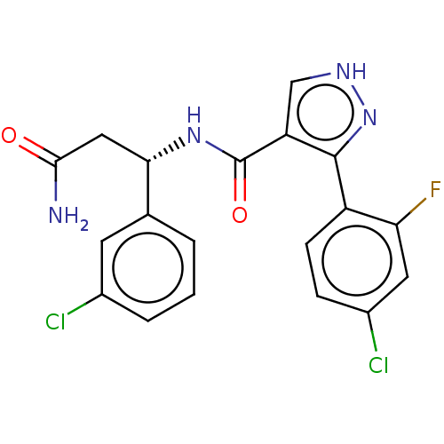 Chemical structure of BindingDB Monomer ID 50632562