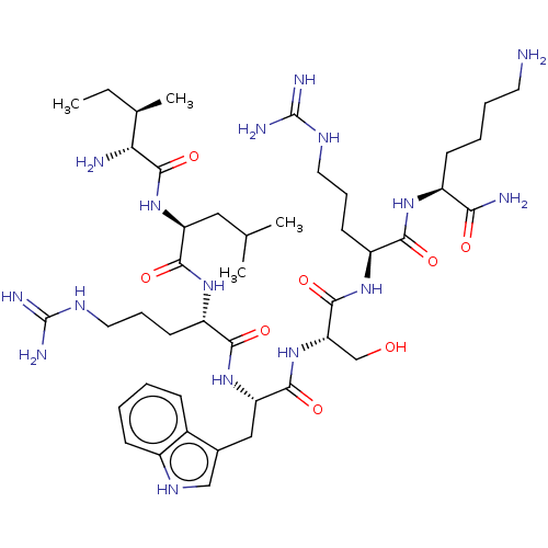 Chemical structure of BindingDB Monomer ID 50634340