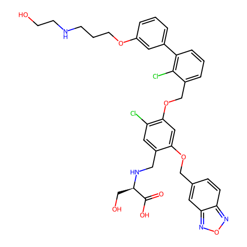 Chemical structure of BindingDB Monomer ID 50639090