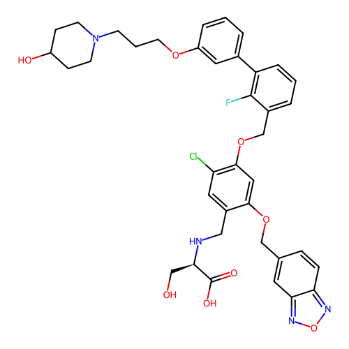 Chemical structure of BindingDB Monomer ID 50639100
