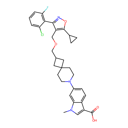 Chemical structure of BindingDB Monomer ID 50639296