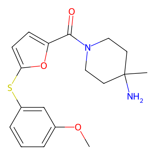 Chemical structure of BindingDB Monomer ID 50640211
